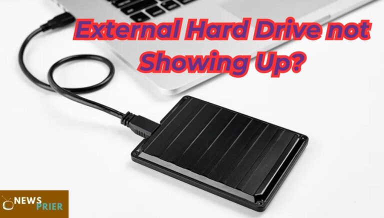 External Hard Drive Not Showing Up