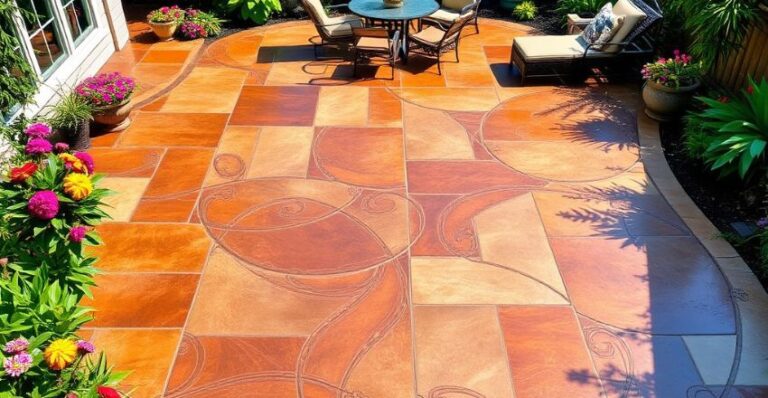 Stained Concrete Patio